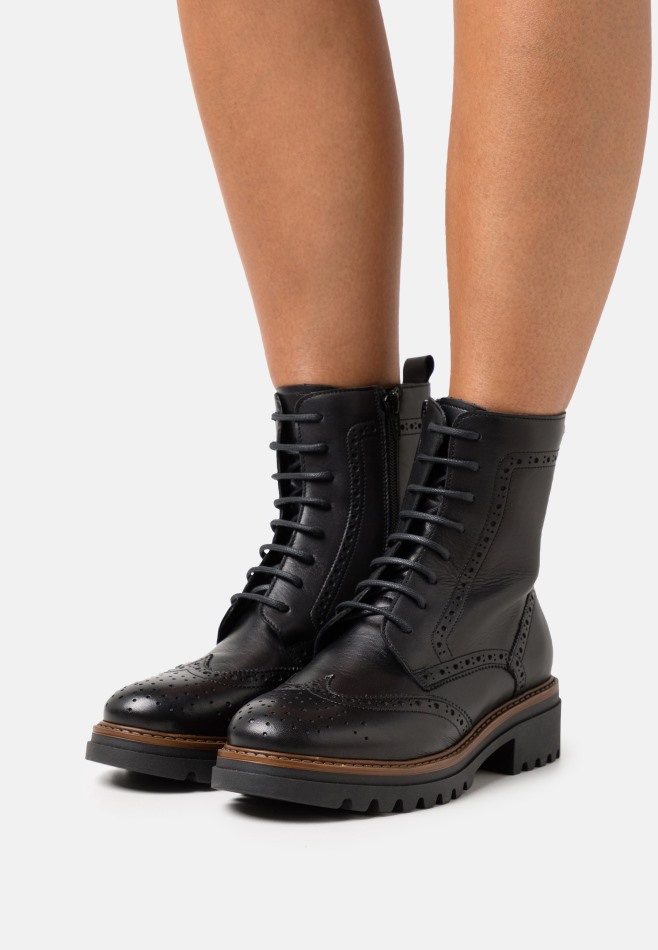 Gabour | Bottines à Lacets Exclusives Cognac